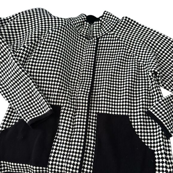 Alexander Black White Womens Large Jacket - Picture 4 of 10